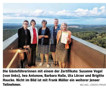 Pressebericht aus der Ostthüringer Zeitung