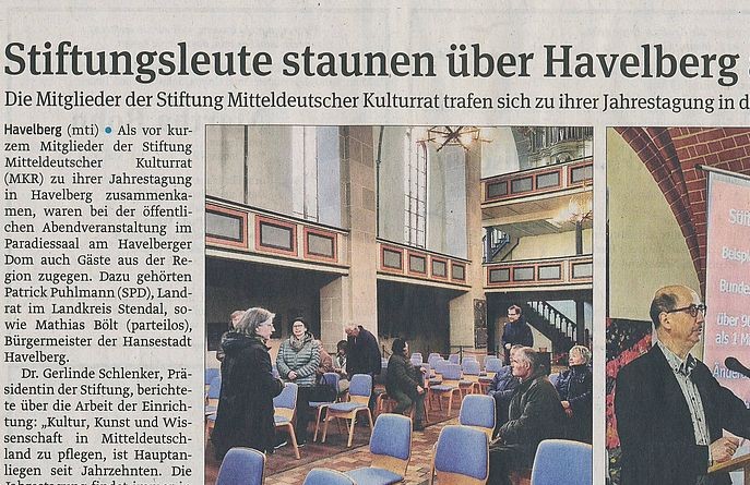 Pressebericht aus der Havelberger Volksstimme